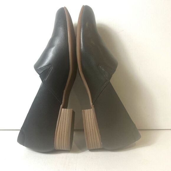 Clarks Collection Womens Sz 10 M Comfort Casual Black Leather Slip On Flats Shoe - Picture 6 of 11